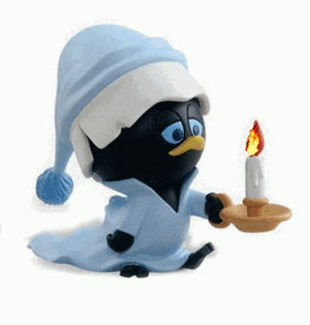 Gif animé Caliméro bougie